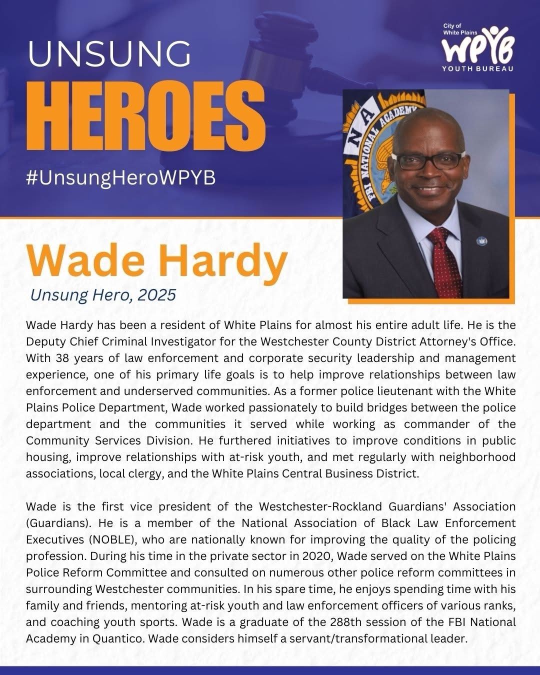 Wade Brady Unsung Hero